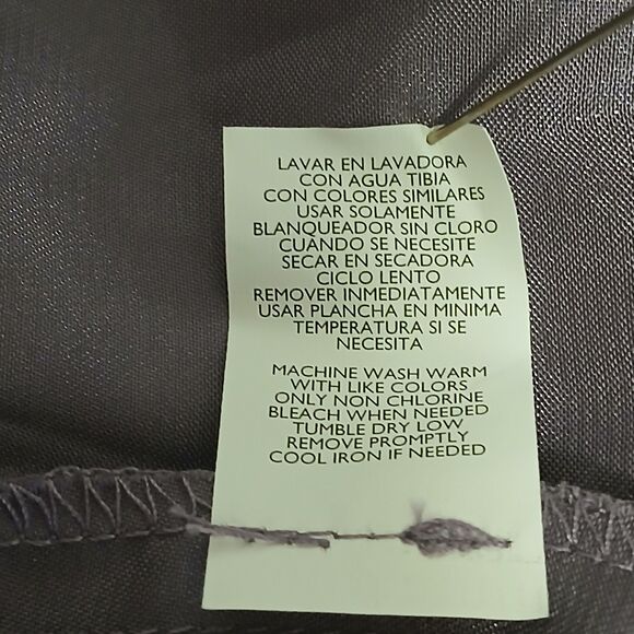 Daisy Fuente Purple Floral Pattern Black Trim Lined Sleeveless Blouse Top Medium - Picture 7 of 9